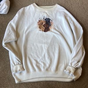 Vintage embroider sweatshirt